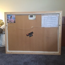 Listing 3 of 6 for ORIGINAL ACRYLIC MIXED MEDIA ABSTRACT PAINTING - Sleep My Love