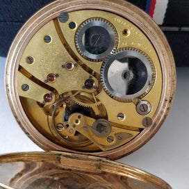 Listing 8 of 19 for 9ct hallmarked JW Benson London Swiss made pocket watch, 94g