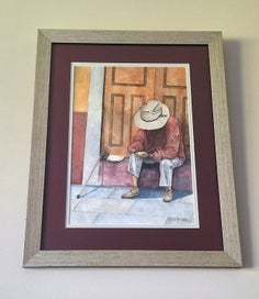 Listing 4 of 12 for <<< ORIGINAL SIGNED " LUIS A RESENDIZ " PAINTING >>>
