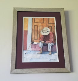 Listing 2 of 12 for <<< ORIGINAL SIGNED " LUIS A RESENDIZ " PAINTING >>>