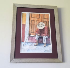 Listing 5 of 12 for <<< ORIGINAL SIGNED " LUIS A RESENDIZ " PAINTING >>>