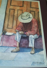 Listing 7 of 12 for <<< ORIGINAL SIGNED " LUIS A RESENDIZ " PAINTING >>>