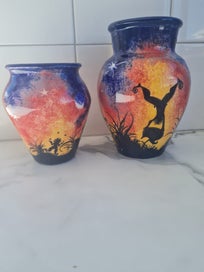 Listing 2 of 5 for Anne Murray Pottery. Beautiful Vases