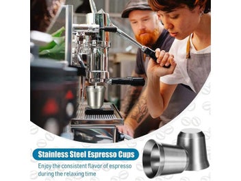 Listing 4 of 9 for Stainless Steel Double Wall Insulated Espresso Mug For Home And Outdoor