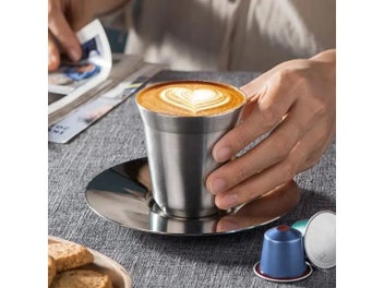 Listing 5 of 9 for Stainless Steel Double Wall Insulated Espresso Mug For Home And Outdoor