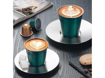 Listing 7 of 9 for Stainless Steel Double Wall Insulated Espresso Mug For Home And Outdoor