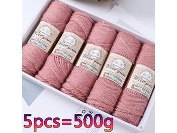 Listing 3 of 10 for 500g Alpaca Wool Yarn For Crochet Knitting With Hook