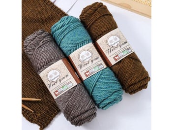 Listing 8 of 10 for 500g Alpaca Wool Yarn For Crochet Knitting With Hook