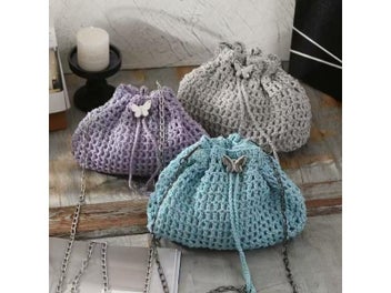 Listing 6 of 10 for 150 Meters 2mm Round Cotton Yarn For Knitting Macrame Crafts