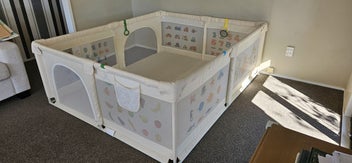 Listing 11 of 12 for Sturdy Baby Playpen 200 x 160 cm, Extra-Large (Beige)