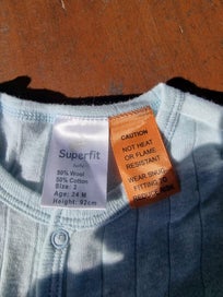 Listing 3 of 3 for Merino/cotton sleep suit age 2 years