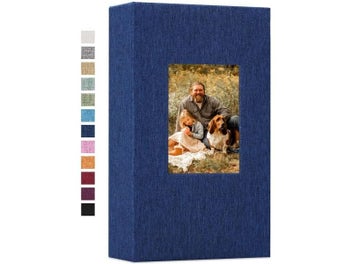 Listing 3 of 10 for 4x6 Linen Photo Album 300 Pockets For Wedding Family Photos