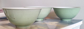 Listing 12 of 13 for <<< POTTERY (3) FOOTED BOWLS >>>
