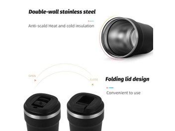Listing 4 of 10 for 360ML Stainless Steel Double Wall Thermal Coffee Tumbler For Travel