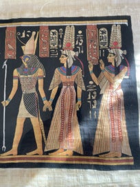 Listing 8 of 8 for Authentic Egyptian Papyrus- framed