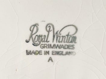 Listing 2 of 9 for Royal Winton Grimwades Floral Opalescent Plate – 25cm – England