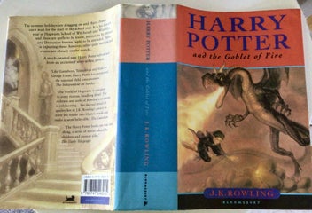 Listing 9 of 11 for Harry Potter, Goblet of Fire, GB H/C, Ultra Rare Collector’s 1st Ed, #1 Print.