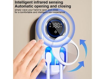 Listing 3 of 9 for Portable Wall-Mounted UV Toothbrush Sterilizer Holder