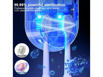 Listing 5 of 9 for Portable Wall-Mounted UV Toothbrush Sterilizer Holder