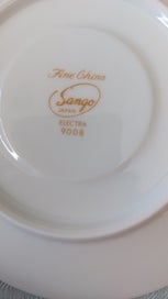 Listing 7 of 7 for 47-piece dinner set Sango Electra 9008