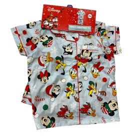 Listing 1 of 4 for Hotsprings Kids Disney Family Christmas PJ Set 24m
