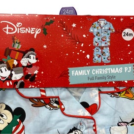 Listing 2 of 4 for Hotsprings Kids Disney Family Christmas PJ Set 24m