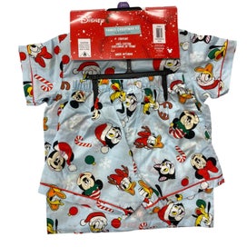 Listing 3 of 4 for Hotsprings Kids Disney Family Christmas PJ Set 24m