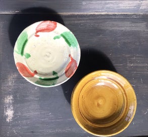 Listing 4 of 4 for Richard Parker: pair of classic rustic bowls 1980’s