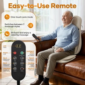 Listing 5 of 14 for Massage Chair Cushion Seat Pad Neck Back Massager