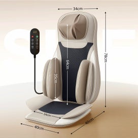 Listing 12 of 14 for Massage Chair Cushion Seat Pad Neck Back Massager