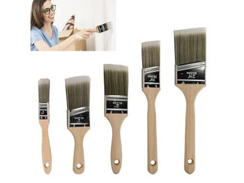Listing 1 of 9 for Double Thick Chip Paint Brush Set For Wall And Fence Painting