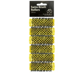Listing 2 of 2 for Swiss Brush Rollers Yellow 20mm 6pk