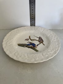 Listing 10 of 12 for Alfred Meakin c. 1940s display/cake plate Passenger Pigeon - Audubon illus
