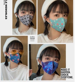 Listing 3 of 3 for Reusable Face Mask Washable Fashion Mask