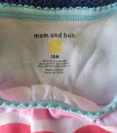 Listing 2 of 3 for Candy stripe romper suit (18 months to 2 years)