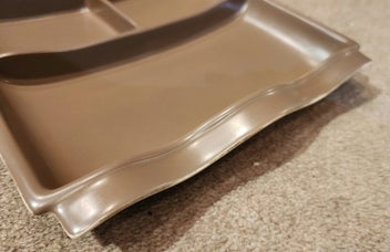 Listing 8 of 11 for Poole Twintone Serving Dishes - Sepia/Mushroom Colourway