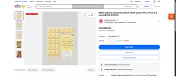 Listing 4 of 4 for Sweet Tooth Lemon Pie by Sabrina Carpenter 75ml