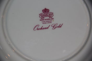 Listing 7 of 8 for Aynsley Orchard Gold Plate