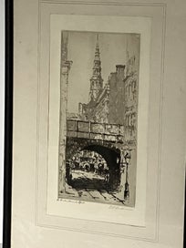 Listing 2 of 15 for Peter Graham (1838-1921) RA, RSA - St. Bride’s Church Spire, London, etching