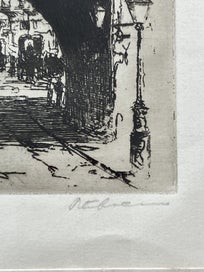 Listing 5 of 15 for Peter Graham (1838-1921) RA, RSA - St. Bride’s Church Spire, London, etching