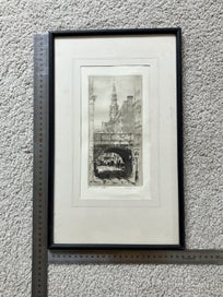 Listing 11 of 15 for Peter Graham (1838-1921) RA, RSA - St. Bride’s Church Spire, London, etching