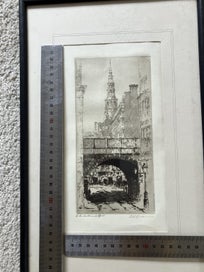 Listing 12 of 15 for Peter Graham (1838-1921) RA, RSA - St. Bride’s Church Spire, London, etching