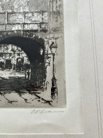 Listing 13 of 15 for Peter Graham (1838-1921) RA, RSA - St. Bride’s Church Spire, London, etching