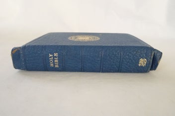 Listing 2 of 9 for Freemason Holy Bible BLUE Presented 1948 Tamaki Lodge 328 (SKU BK18)