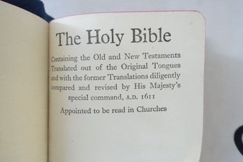 Listing 8 of 9 for Freemason Holy Bible BLUE Presented 1948 Tamaki Lodge 328 (SKU BK18)
