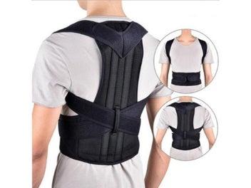 Listing 1 of 9 for Adjustable Back Brace For Lumbar Shoulder Support