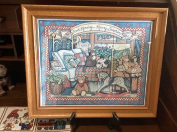 Listing 1 of 5 for Vintage print framed and signed