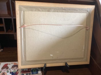 Listing 4 of 5 for Vintage print framed and signed