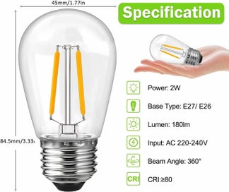 Listing 3 of 10 for festoon light bulb