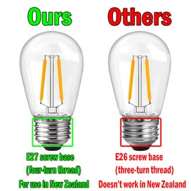 Listing 4 of 10 for festoon light bulb